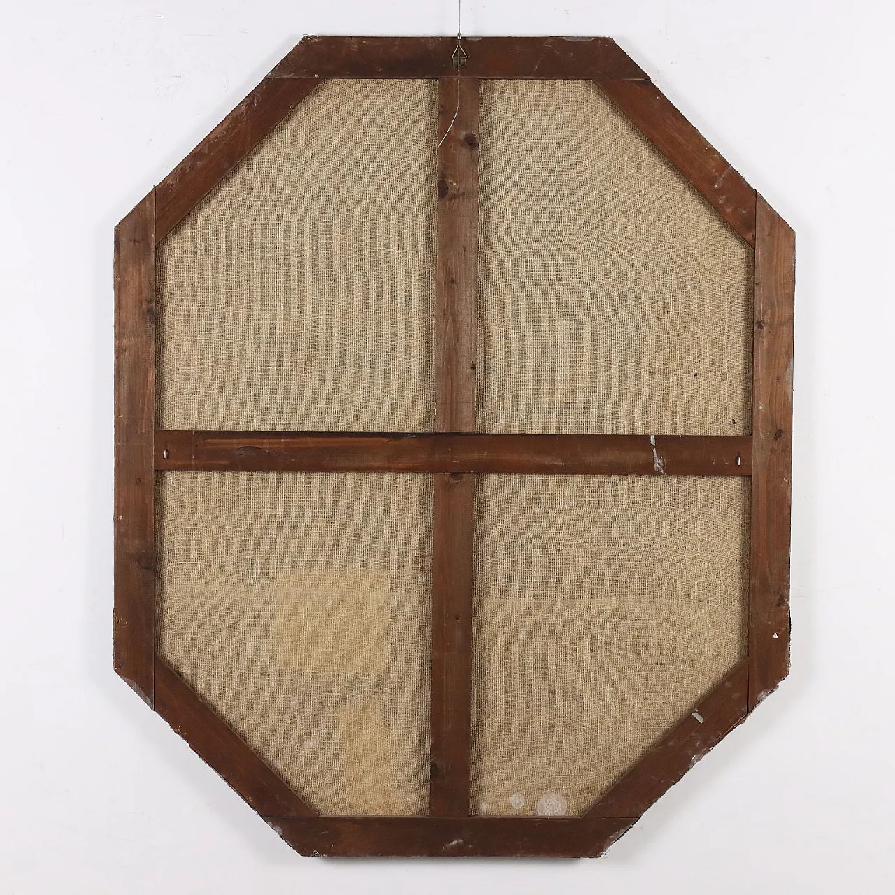 Paesaggio fluviale con Architetture, olio su tela, '700 10