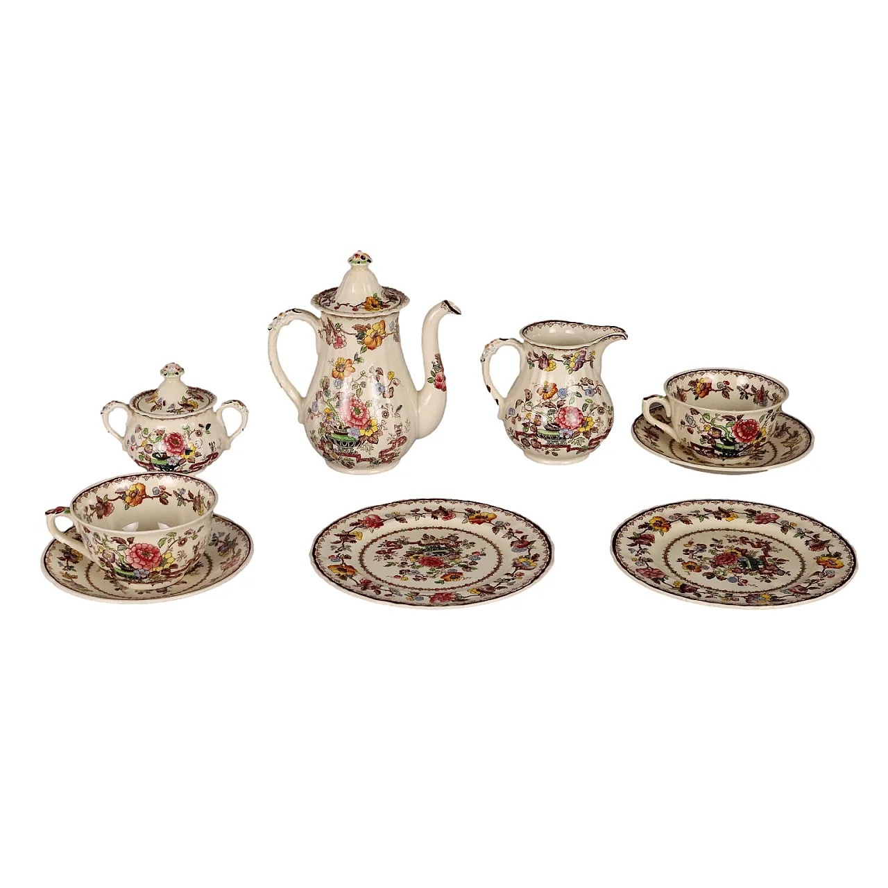 Servizio da tè in ceramica di Mason's England, '900 1