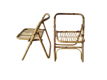 Pair of folding chairs by Dal Vera, 1950s