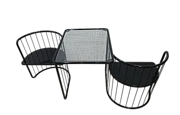 Table and armchair set Patio by Emu, 70s