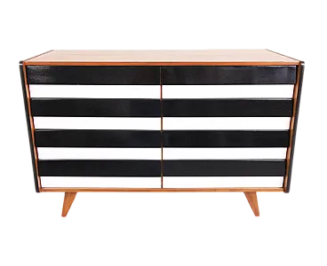 Cassettone di cassetti U-450 Black & White by  Jiří Jiroutek, 60s