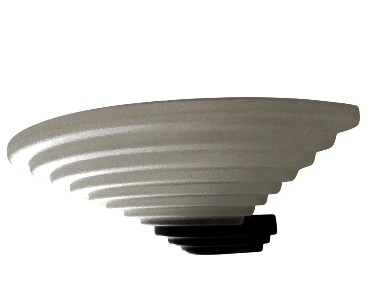 Coppia lampade da parete di AV Mazzega in vetro di Murano, anni '80 6