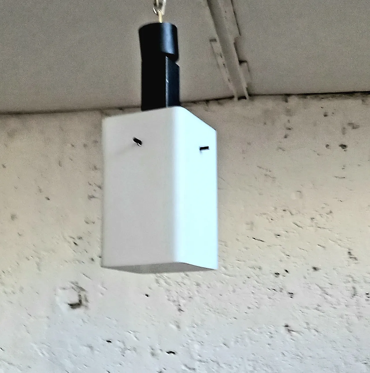 Chandelier Opalino glass by Stylux, 60s 1