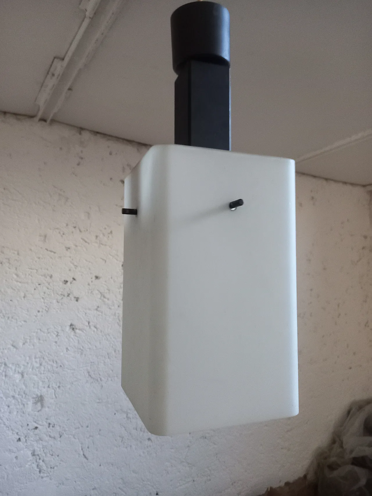 Chandelier Opalino glass by Stylux, 60s 10