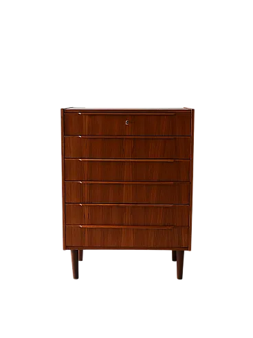 Scandinavian chest of drawers of the 1950s/60s at 6 drawers