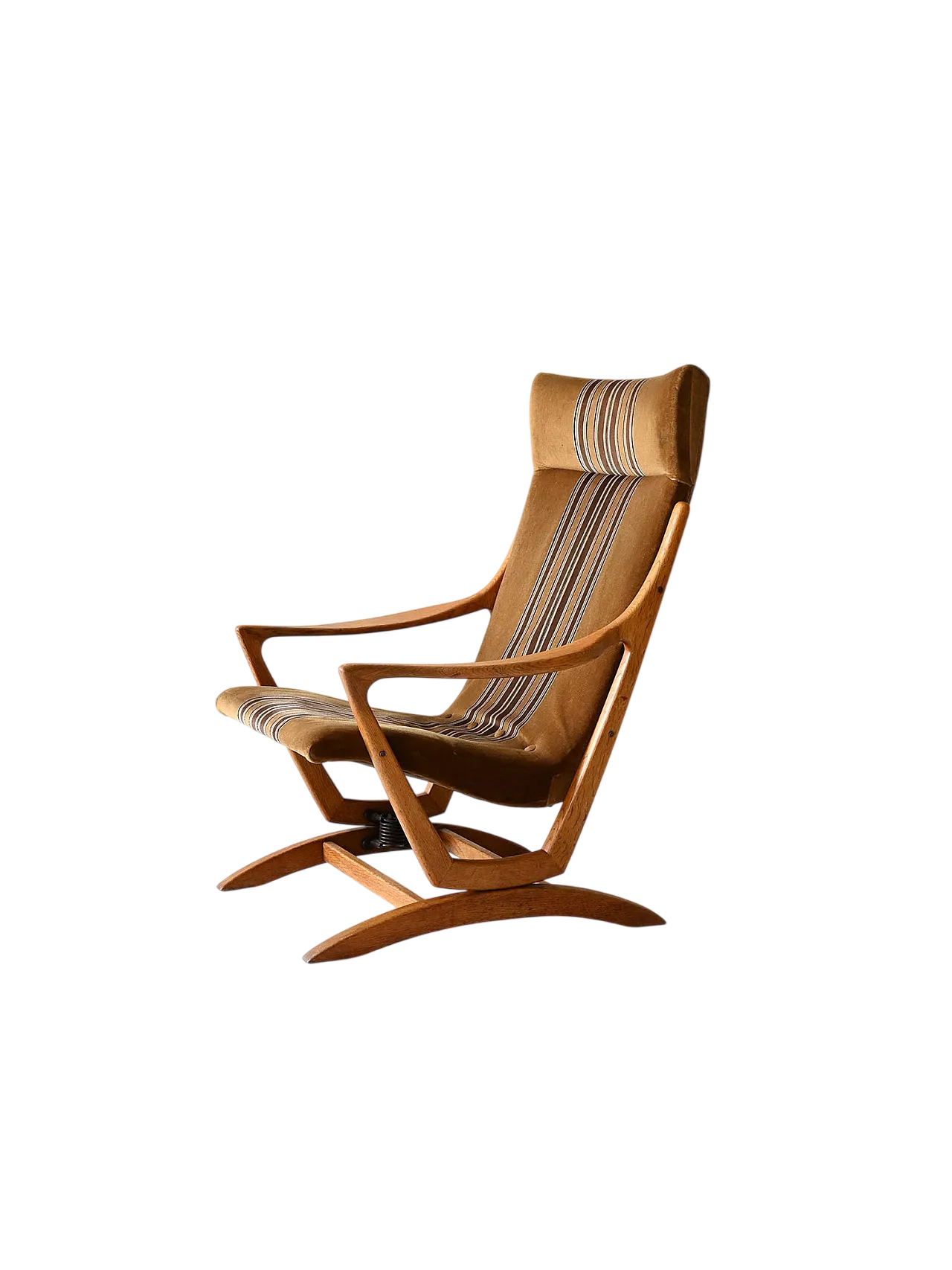 ORIGINAL 60's Original Scandinavian armchair with high backrest 11