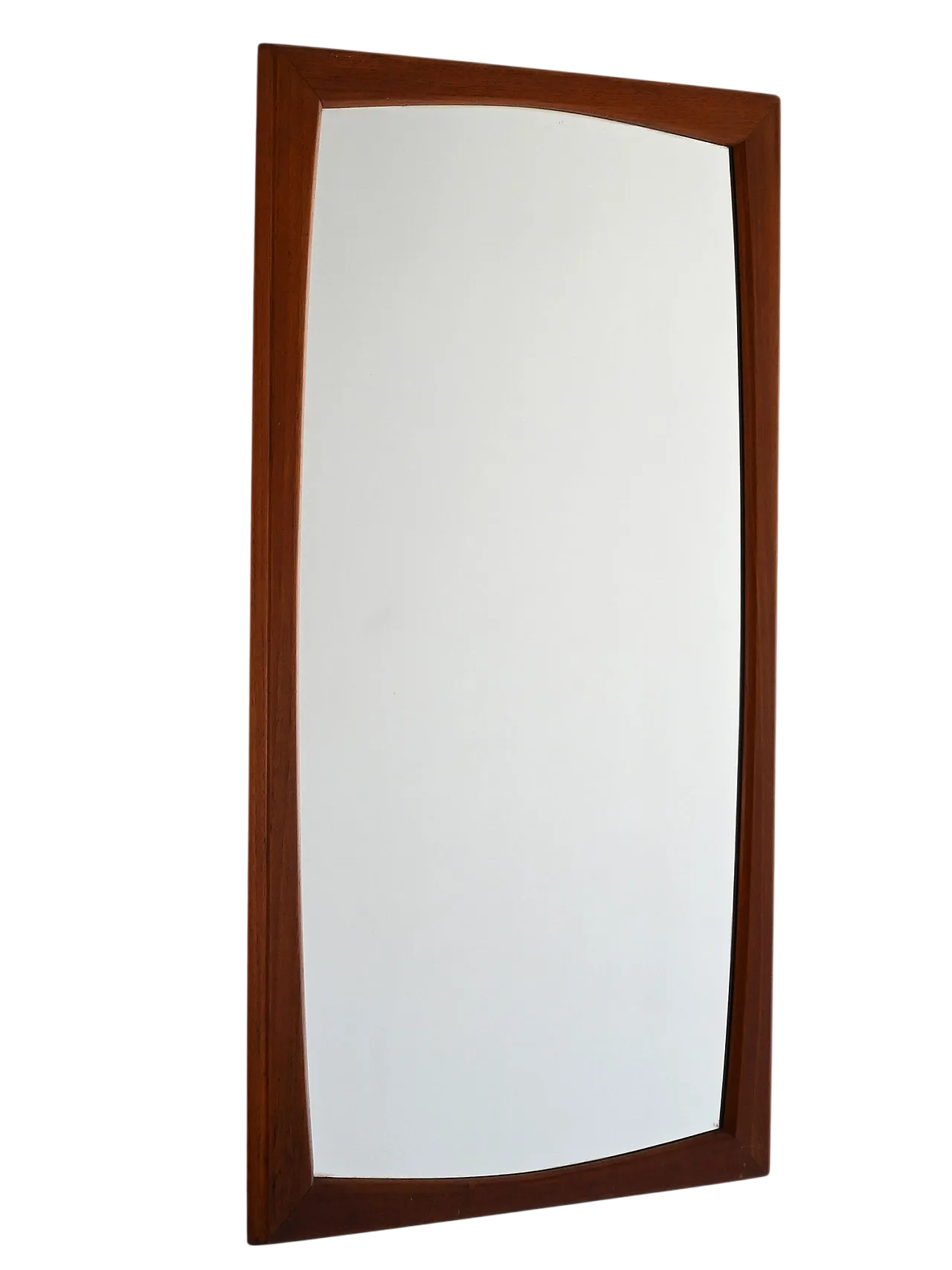 Specchio danese Aksel Kjersgaard in teak anni ’50/’60 7