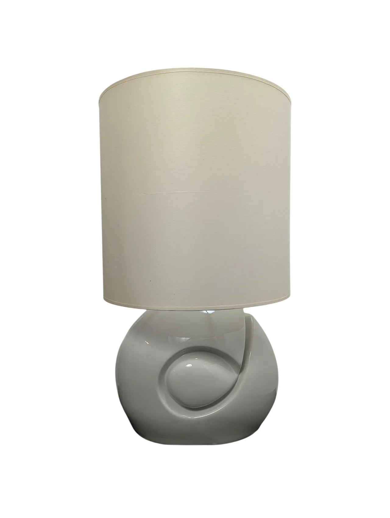 Ceramic table lamp by Lumi Milan LT series, 80s 9