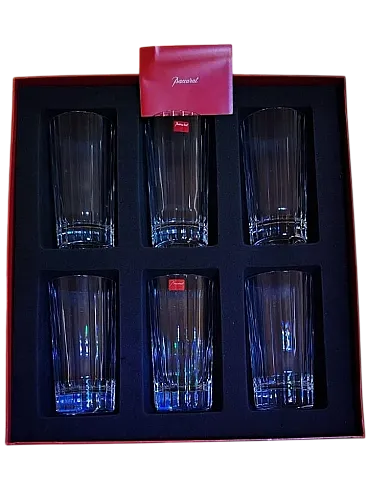 6 glasses by Baccarat Armonie, 2000s
