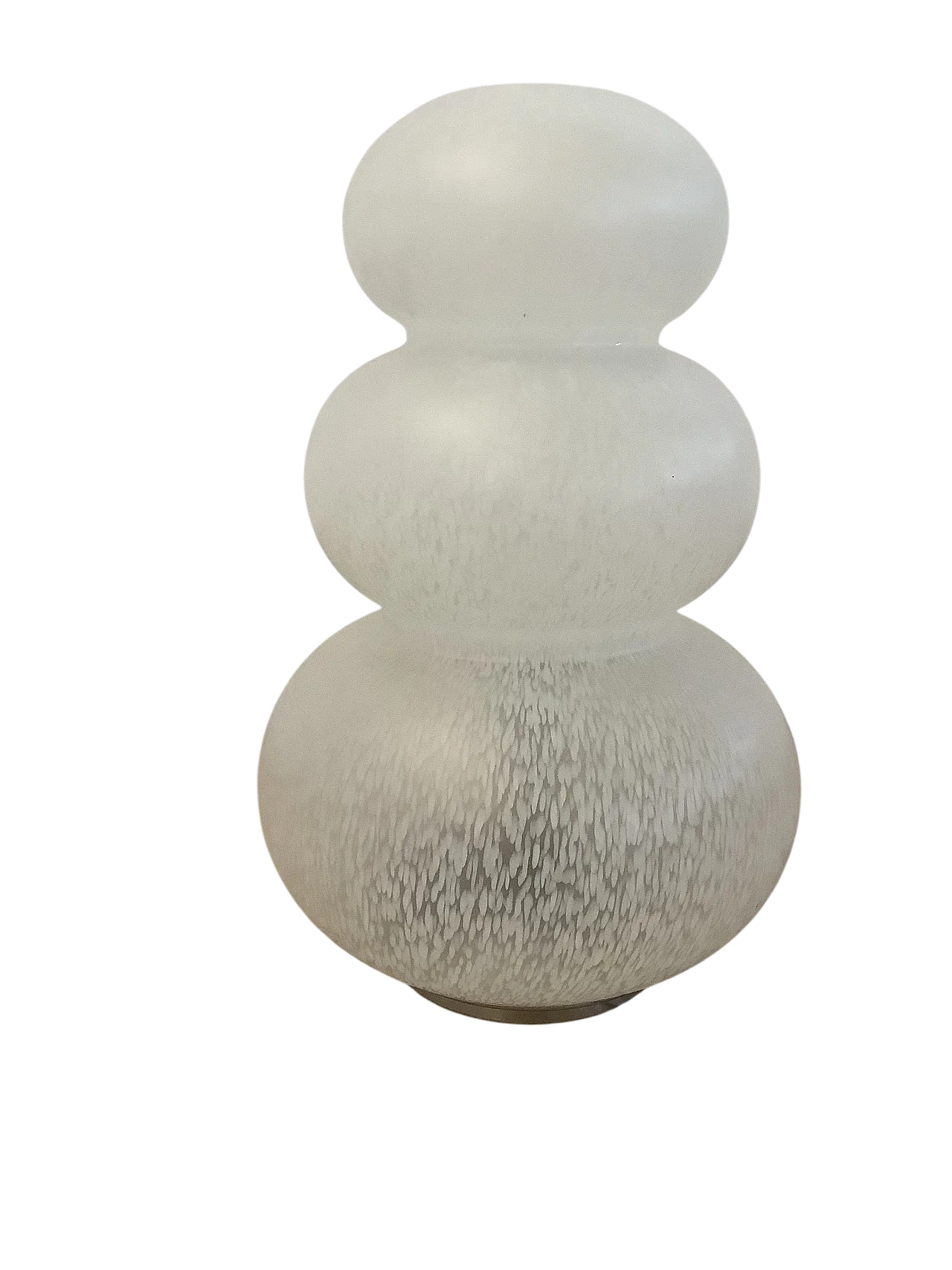 Lampada da tavolo in vetro maculato, anni '70 9