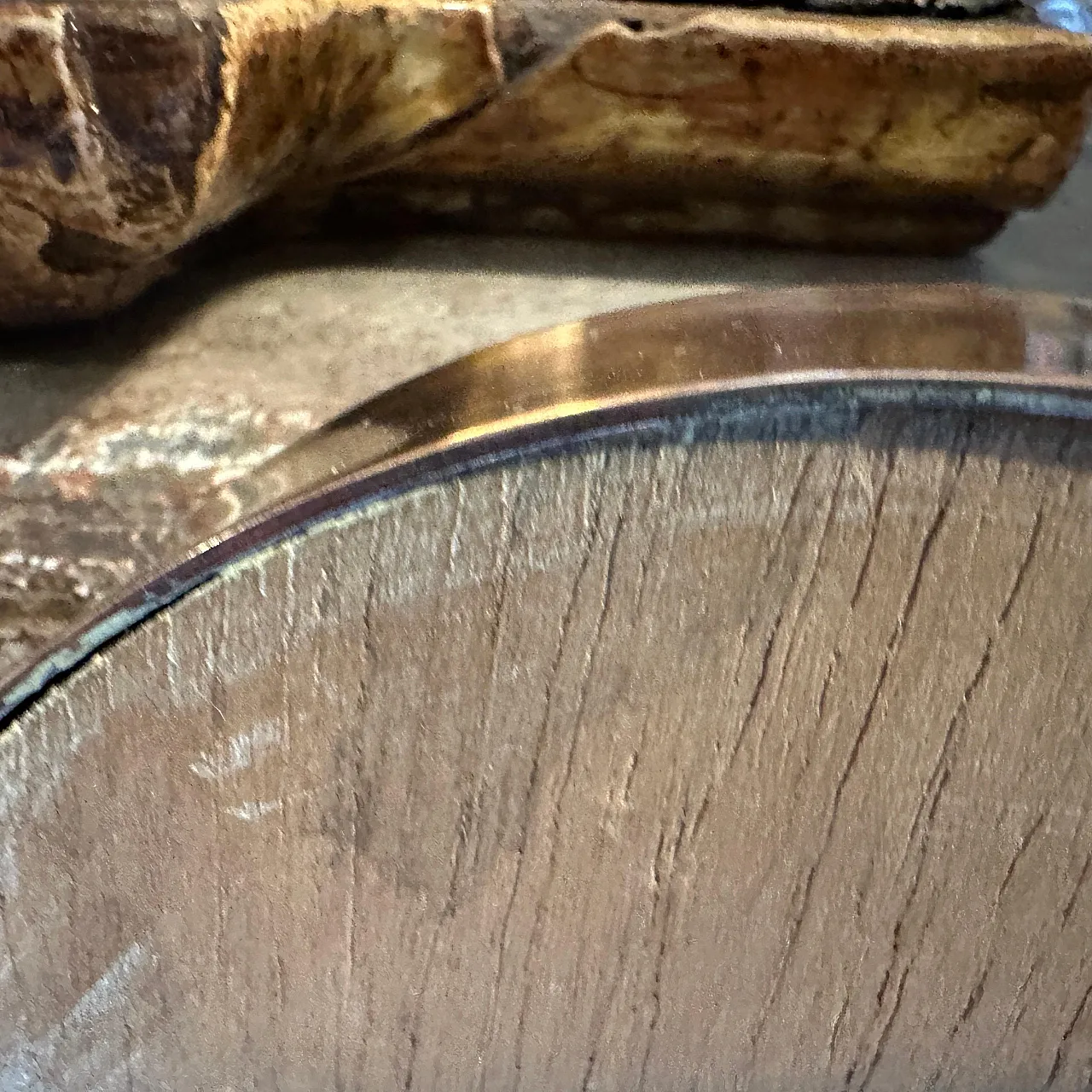 Specchio da parete in ottone massiccio di Gio Ponti, anni '50 5