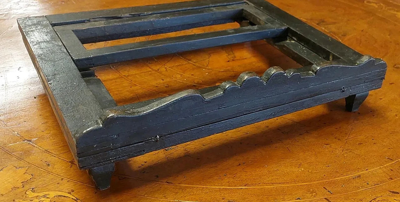 Leggio da appoggio di Scuola toscana in legno tinto, '800 12