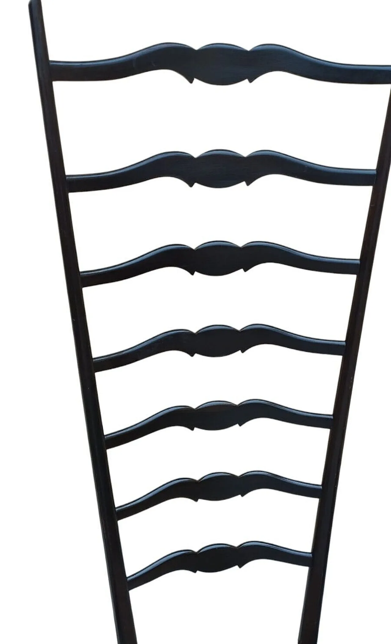 Pair of Chiavarine high back chairs, mid-20th century 4