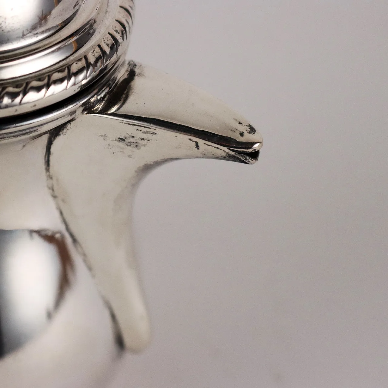 Teiera in argento di Zucca Giovanni & C. Vicenza, primo '900 5