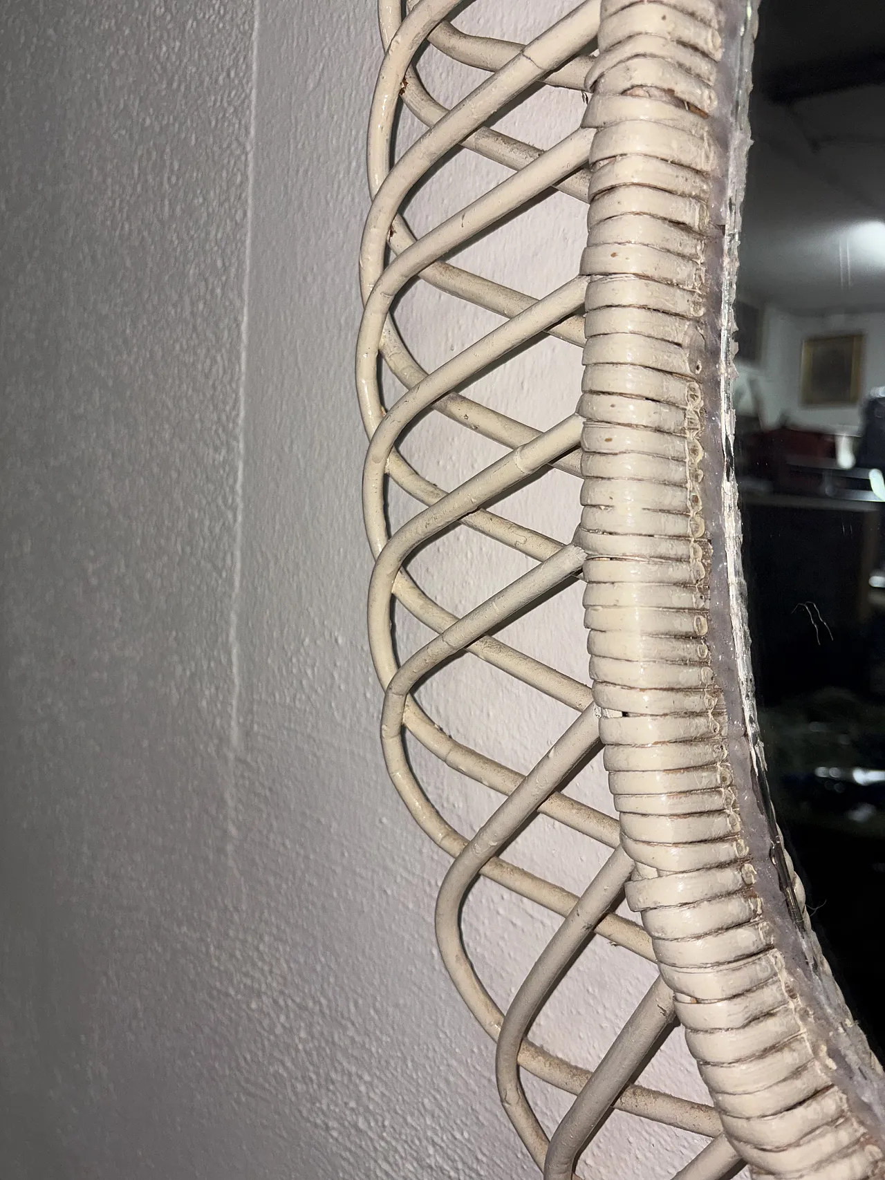 Specchio in vimini 3