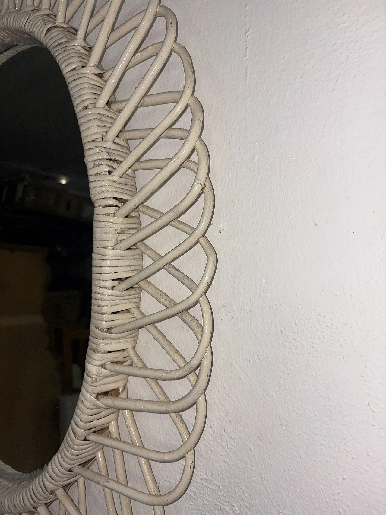 Specchio in vimini 4