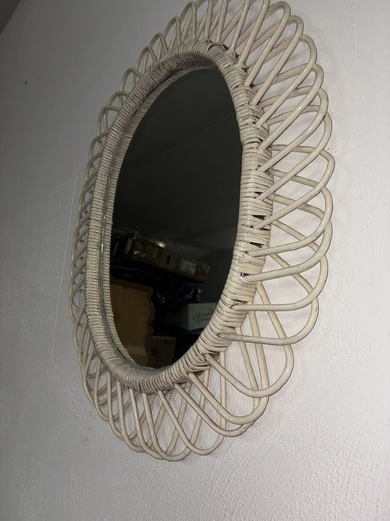 Specchio in vimini 5