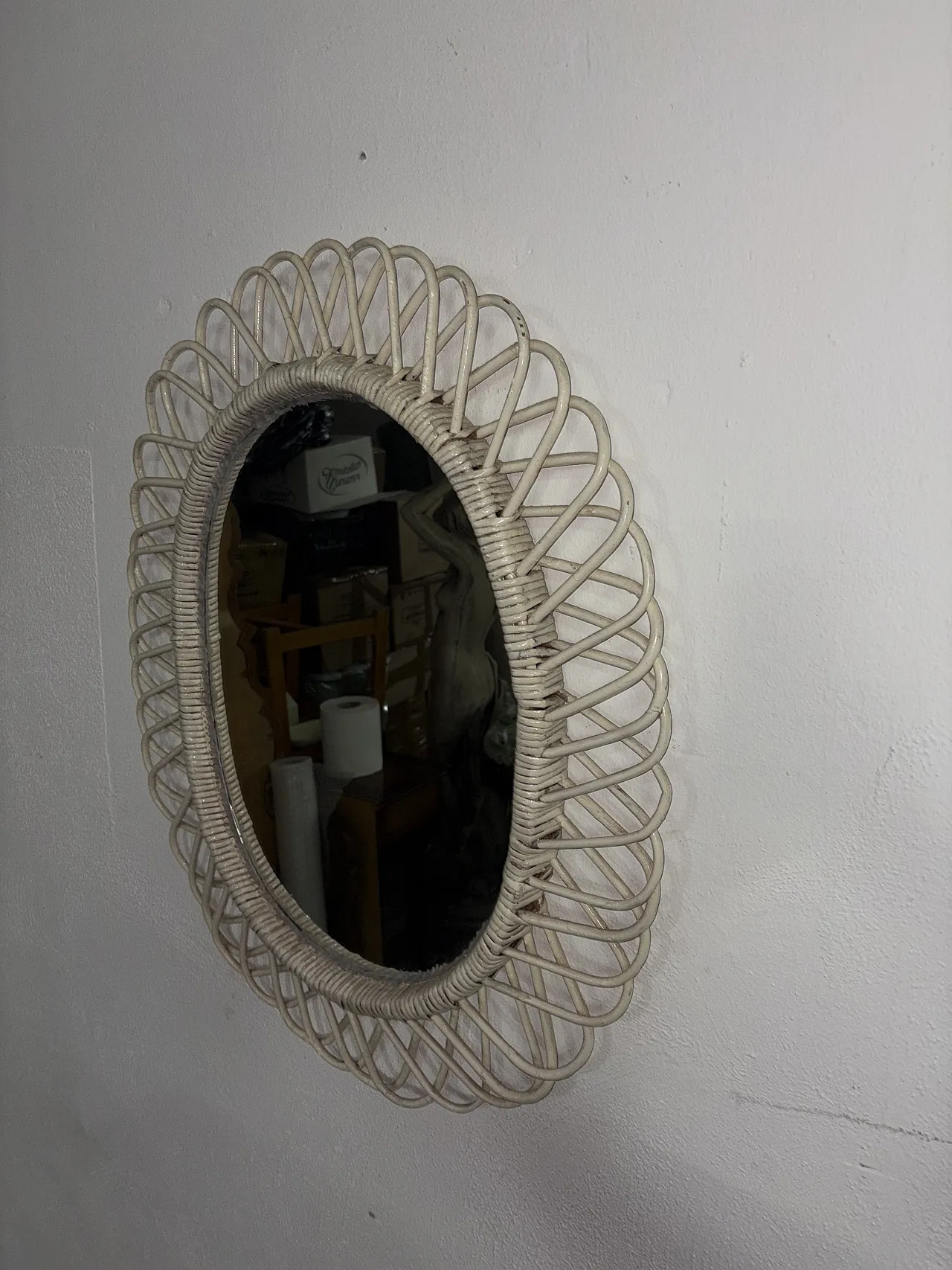 Specchio in vimini 6