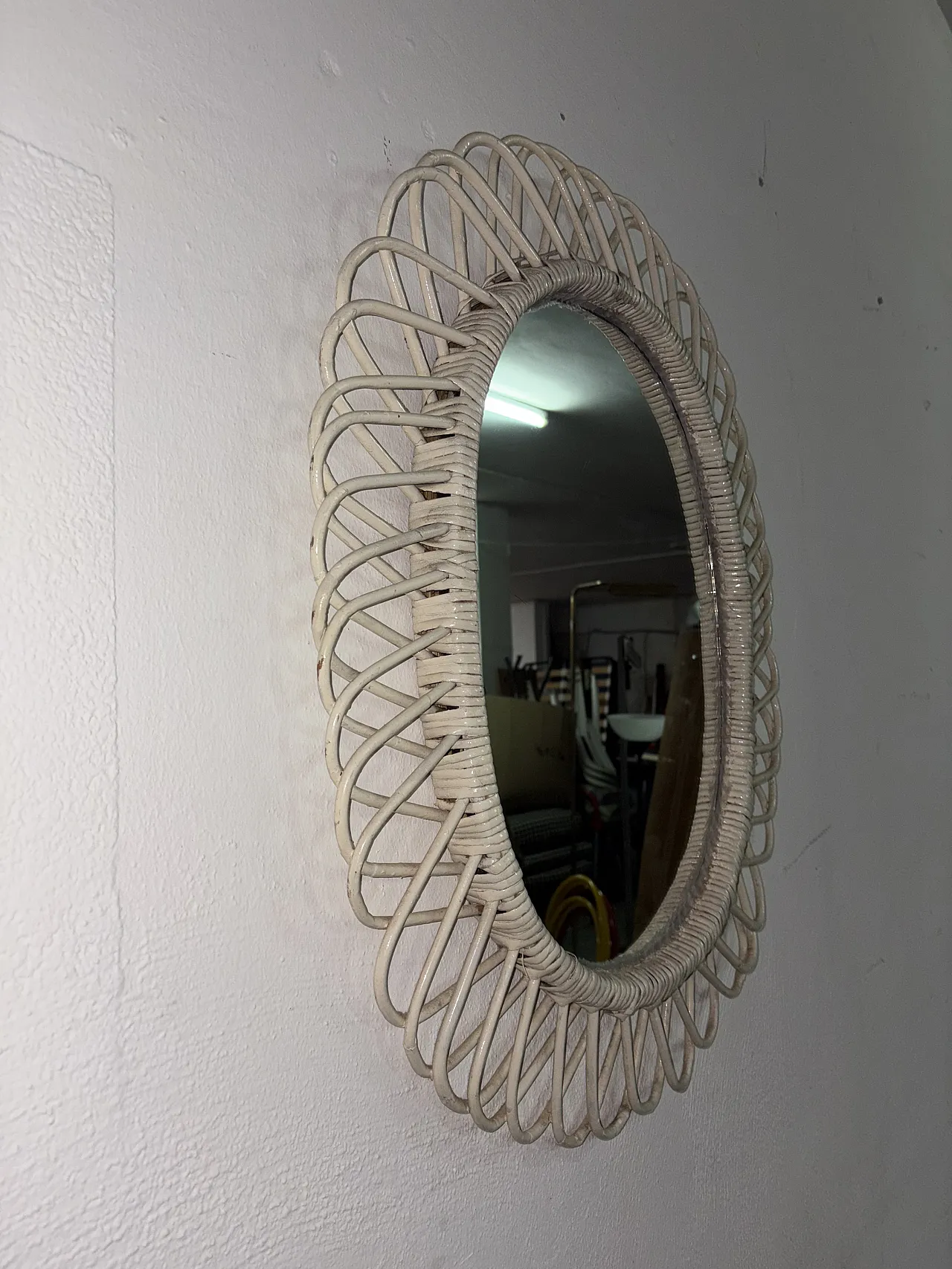 Specchio in vimini 7