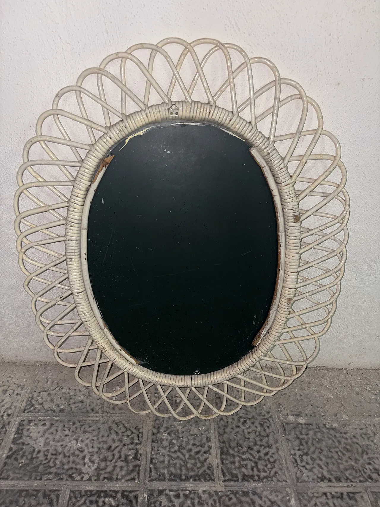 Specchio in vimini 9