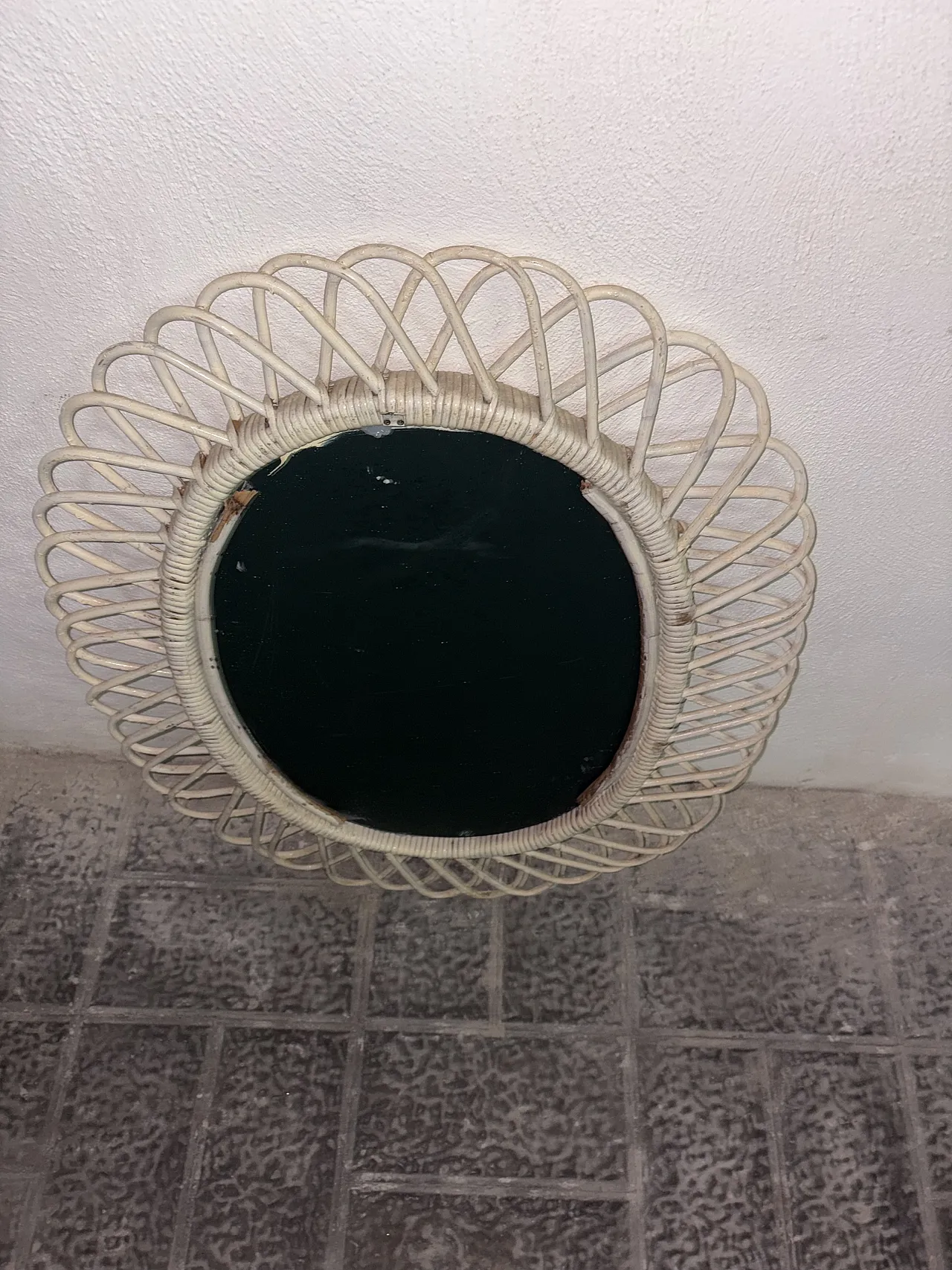 Specchio in vimini 10