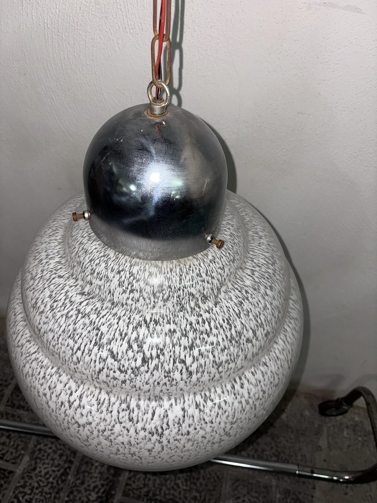 Lampadario Murano anni 70 5