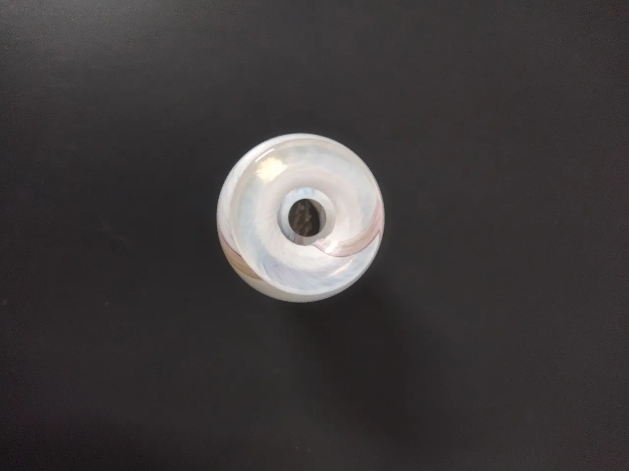 Rainbow blown glass vase by Kosta Boda 3