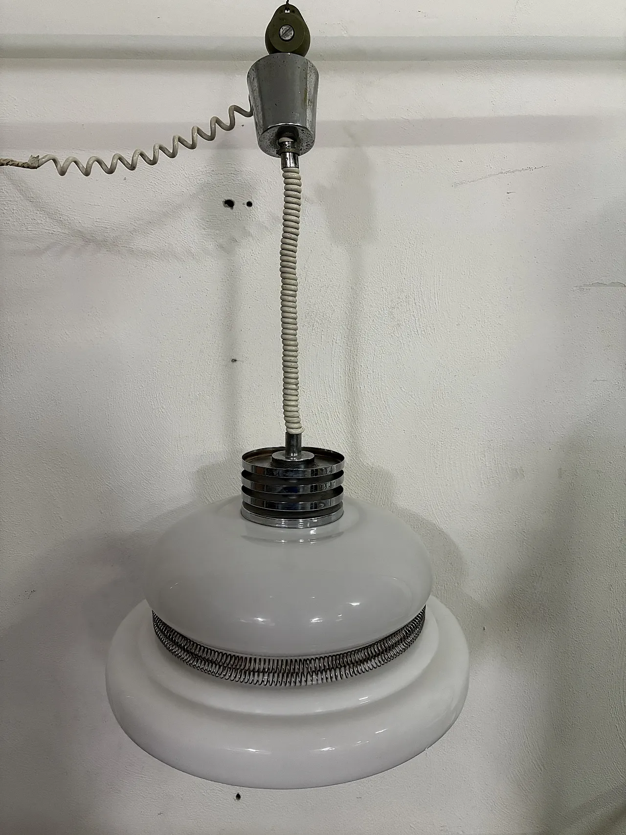Lampadario vintage anni 70 1