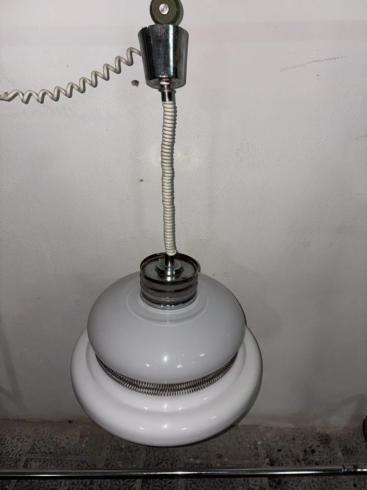 Lampadario vintage anni 70 3