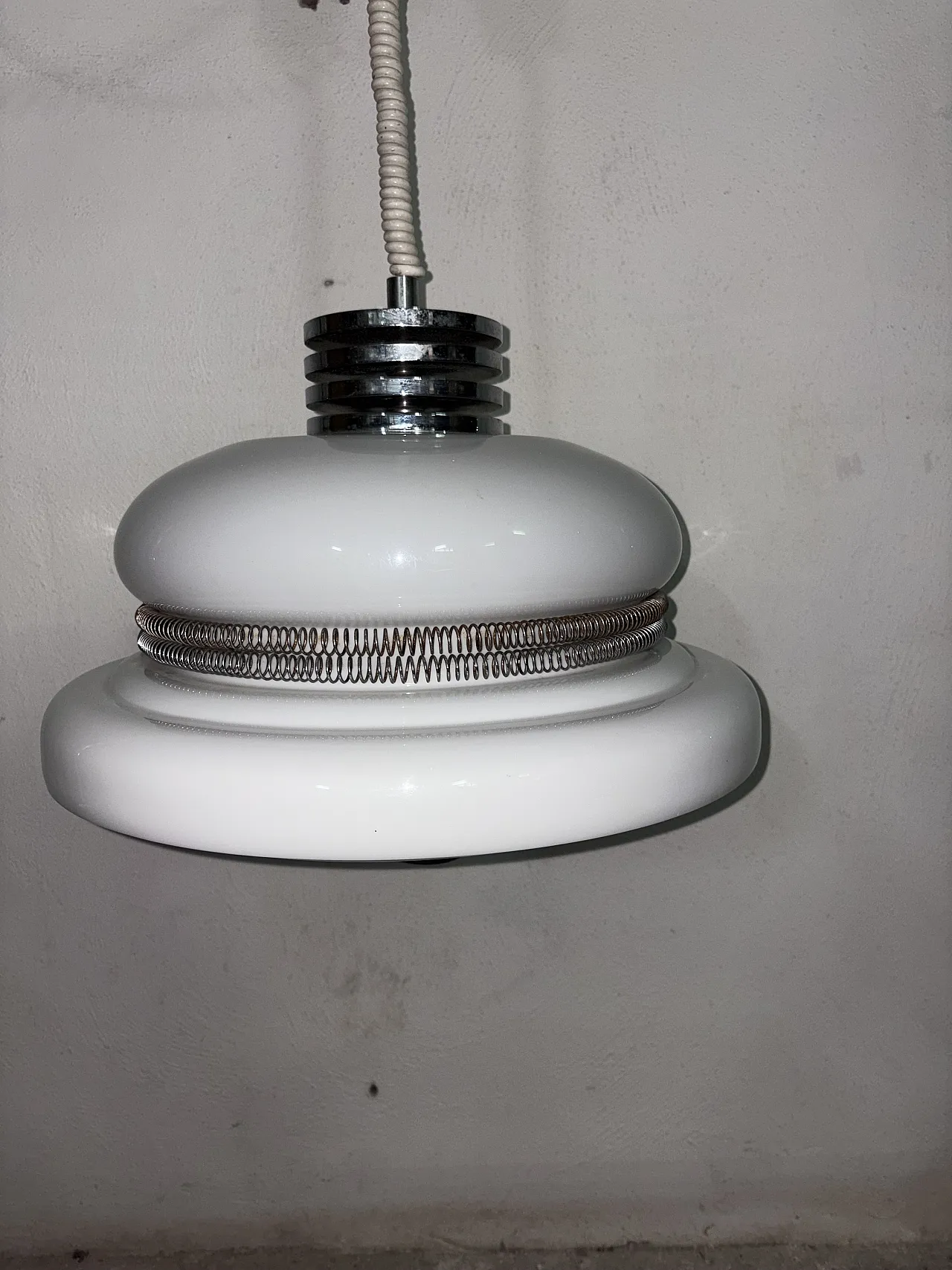 Lampadario vintage anni 70 6