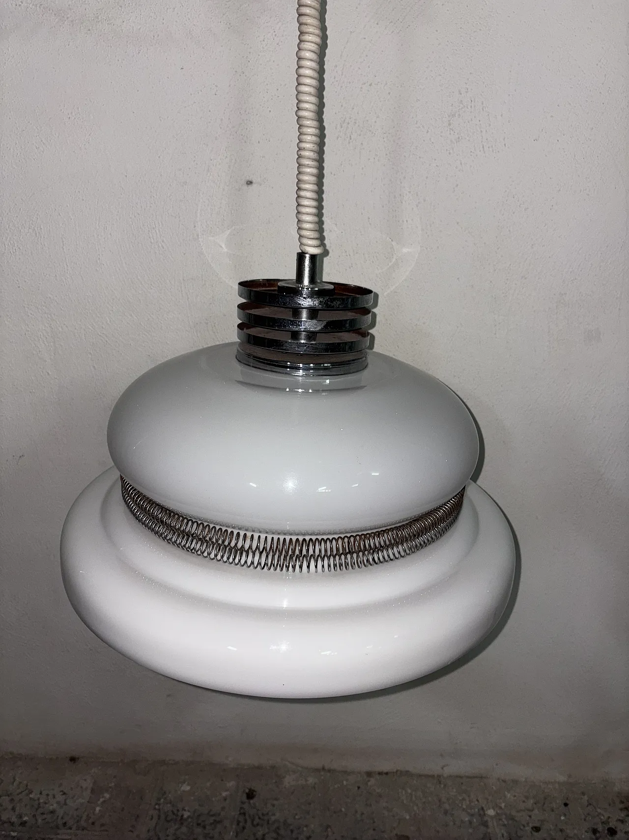 Lampadario vintage anni 70 7
