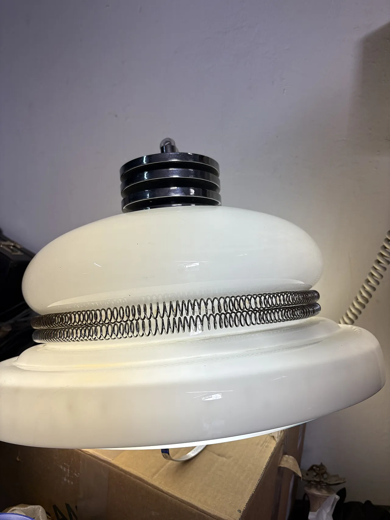 Lampadario vintage anni 70 11