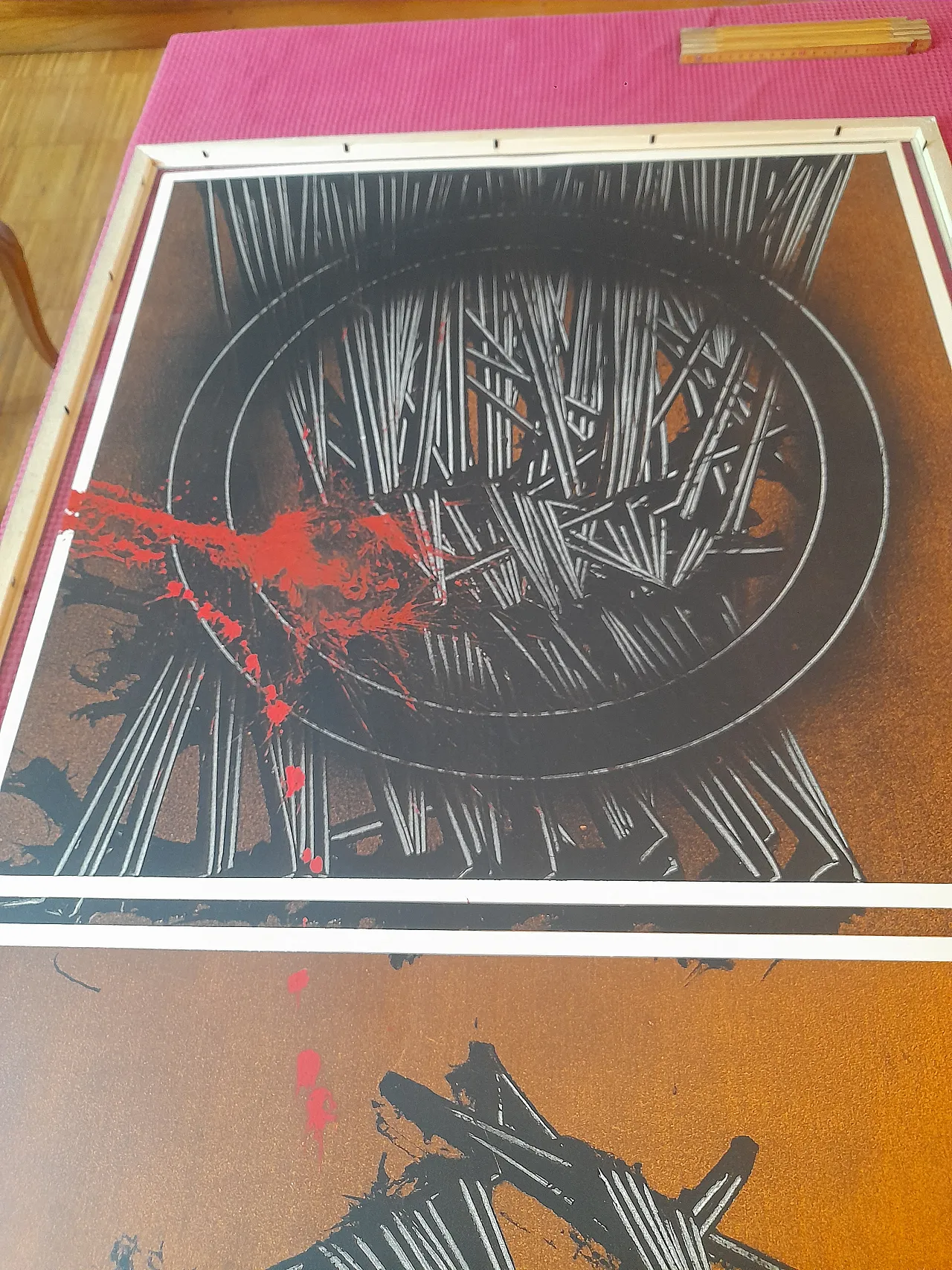 Untitled limited edition screen printing, Emilio Scanavino, 1975 6