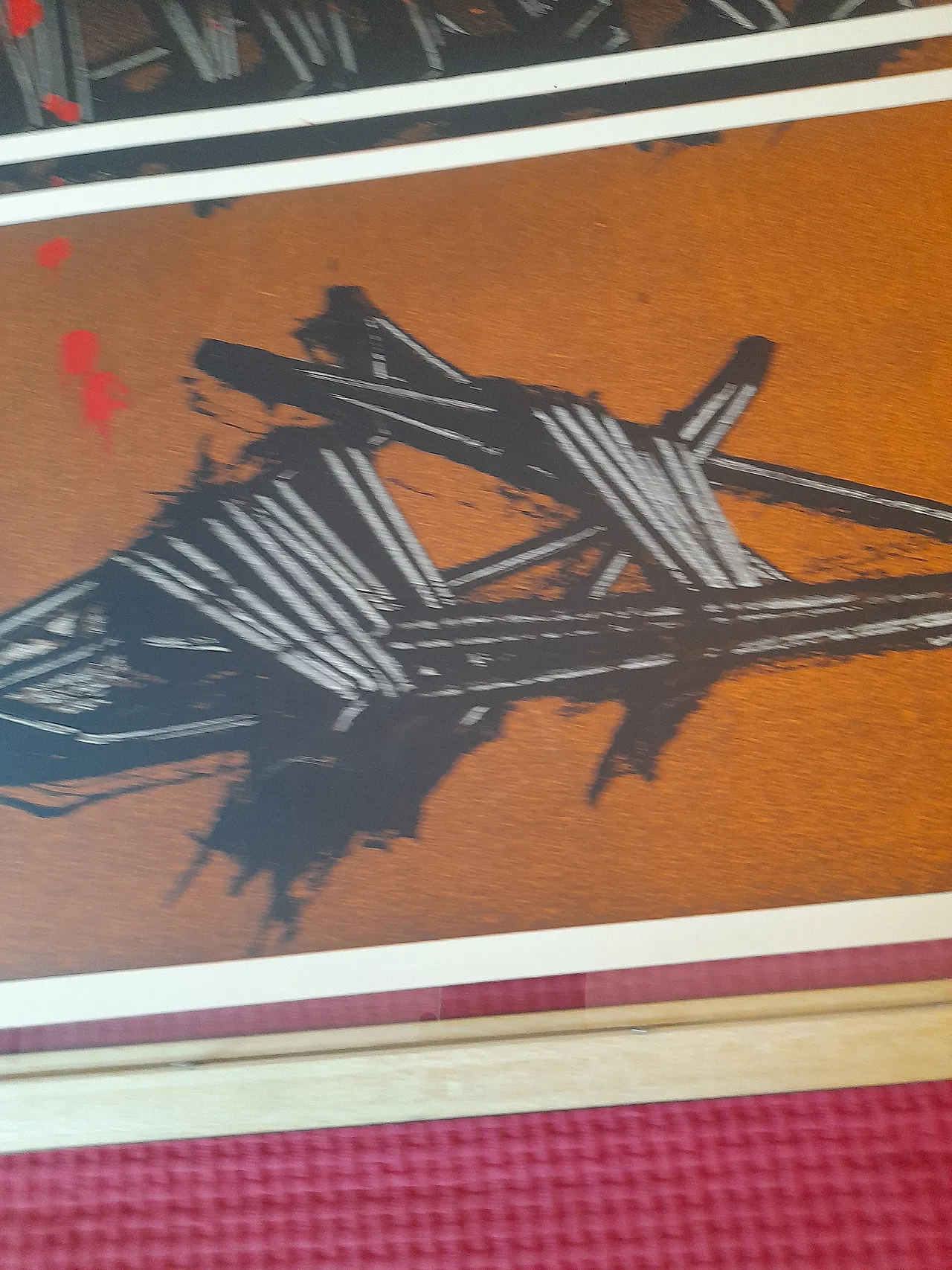 Untitled limited edition screen printing, Emilio Scanavino, 1975 7