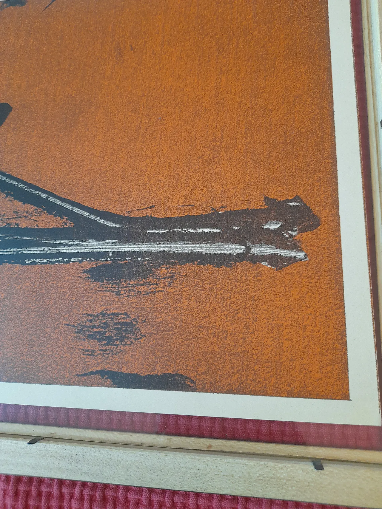 Untitled limited edition screen printing, Emilio Scanavino, 1975 8