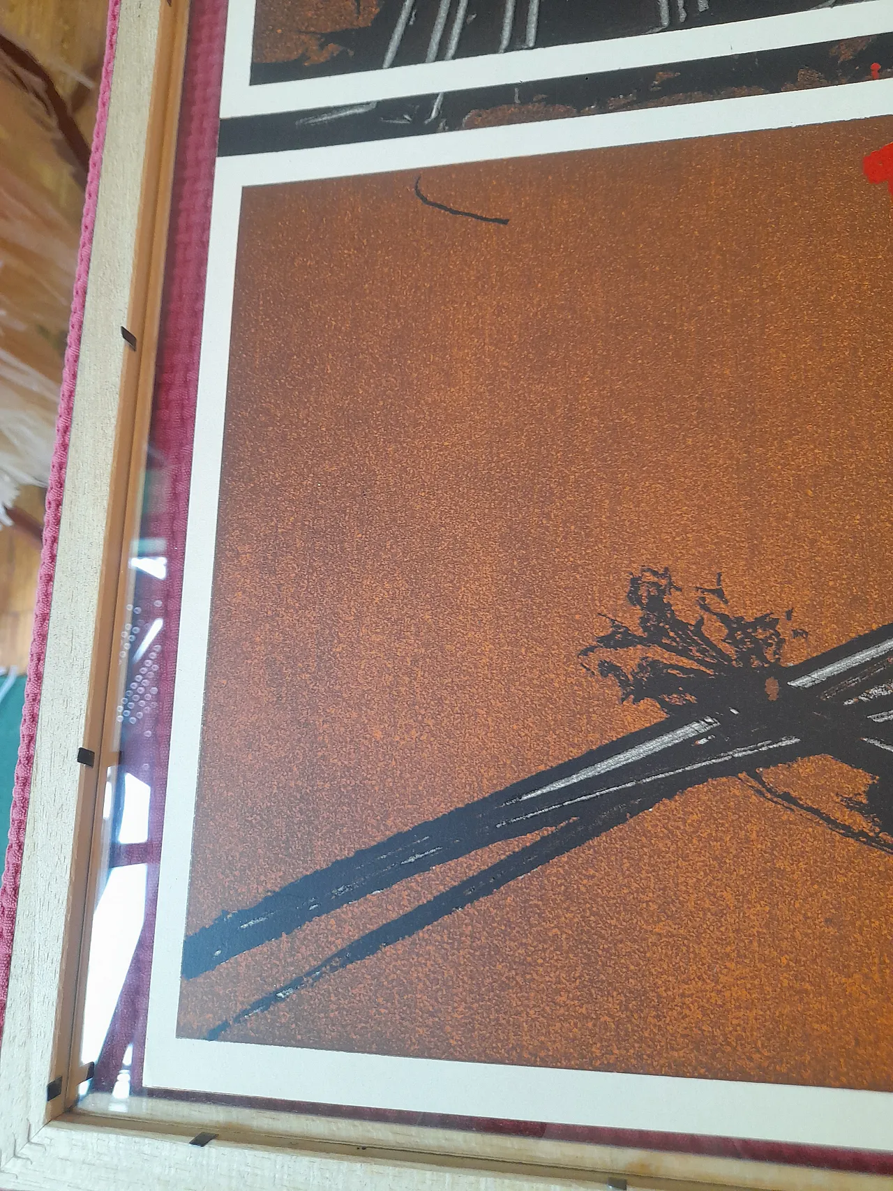 Untitled limited edition screen printing, Emilio Scanavino, 1975 9