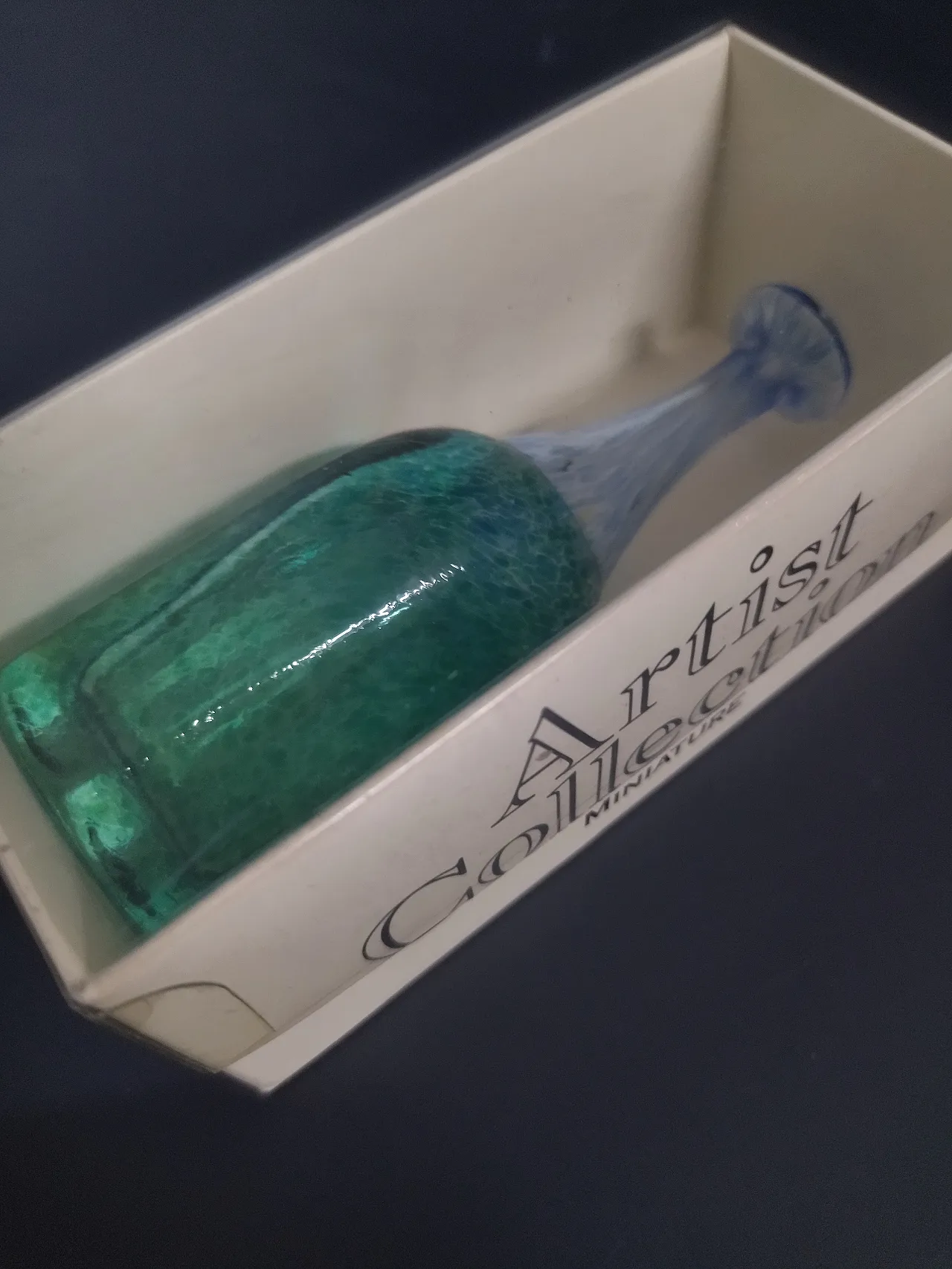 COLLEZIONE ARTISTI Kosta Boda ART GLASS MINI VASO BERTIL VALLIEN 1