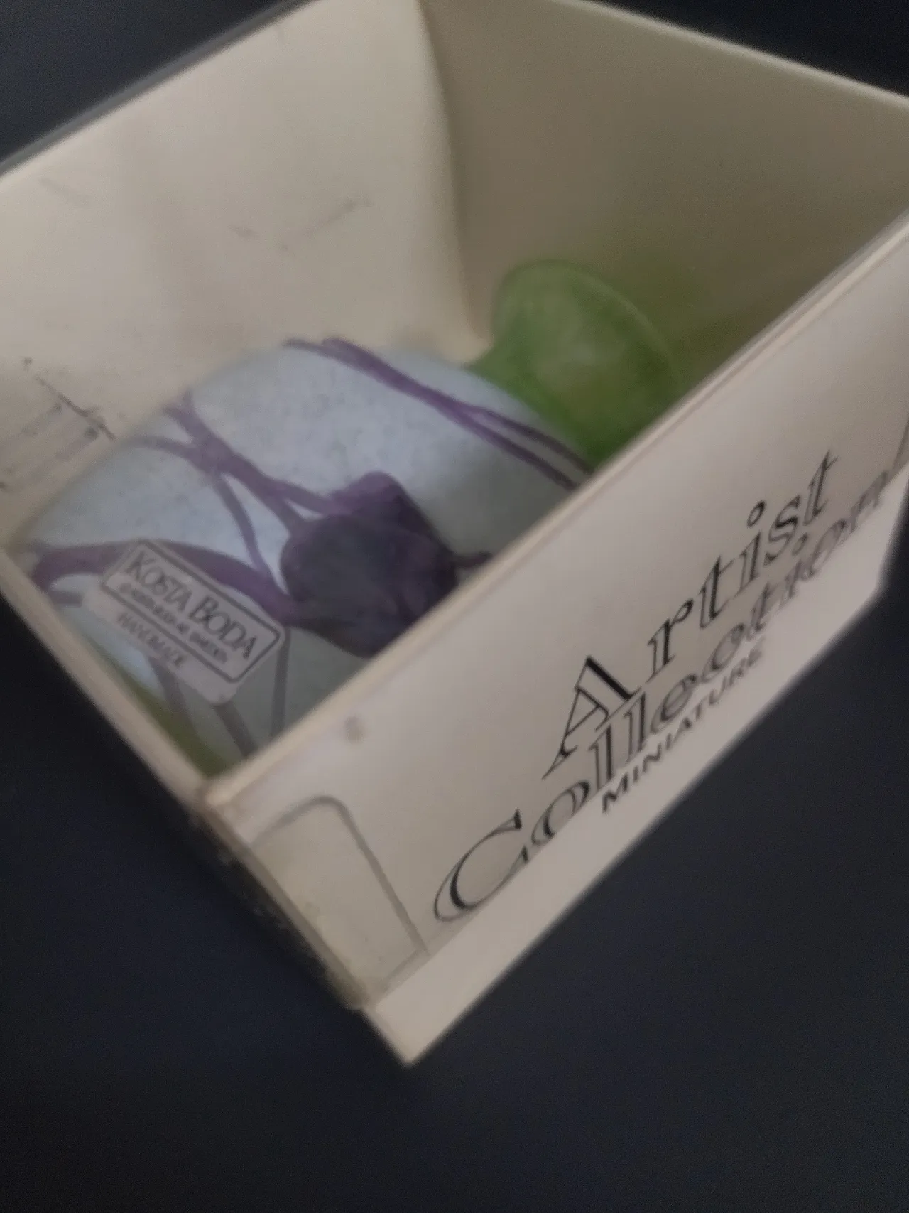 Kosta Boda Vallien Galaxy Collection bottiglia bassa 1