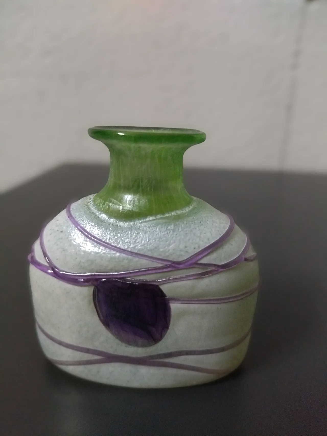 Kosta Boda Vallien Galaxy Collection bottiglia bassa 5