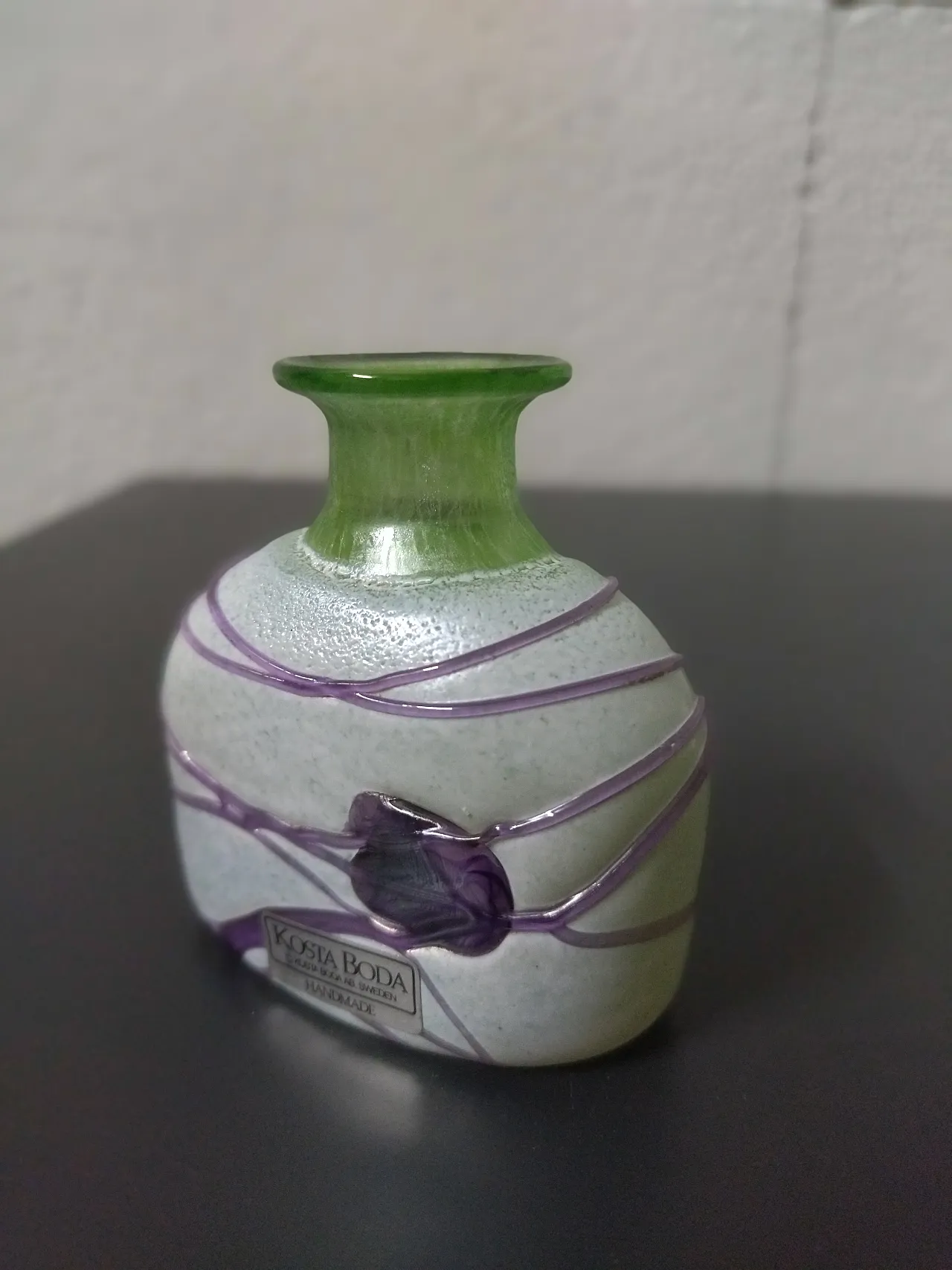 Kosta Boda Vallien Galaxy Collection bottiglia bassa 6