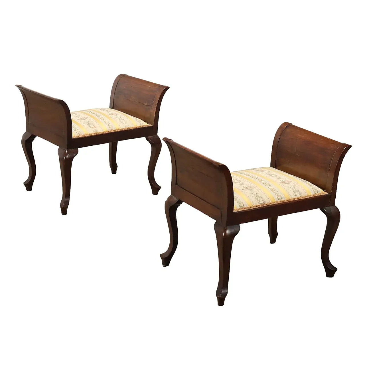 Coppia di sgabelli, primo '900 1