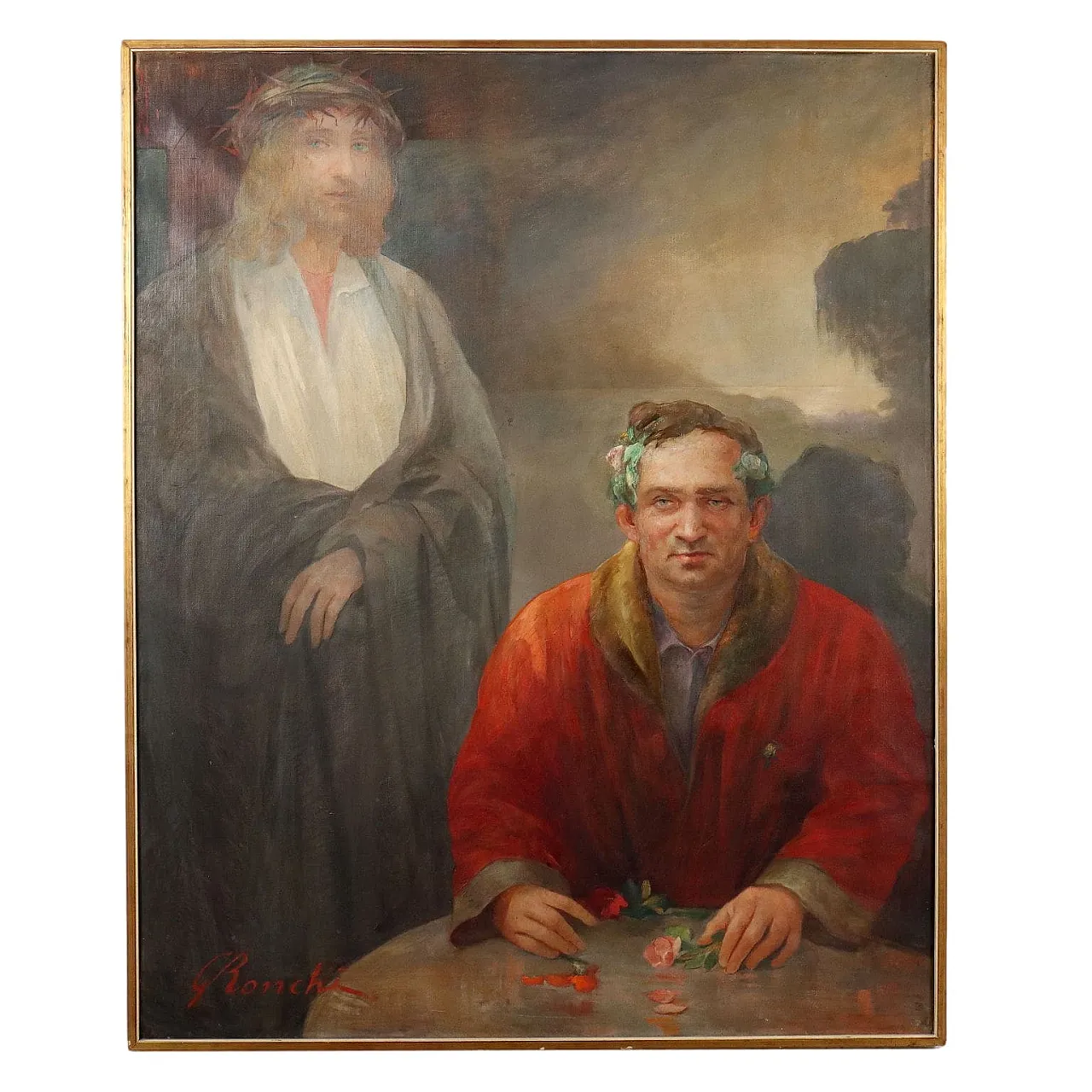 Giuseppe Ronchi, Allegory, oil on canvas 1