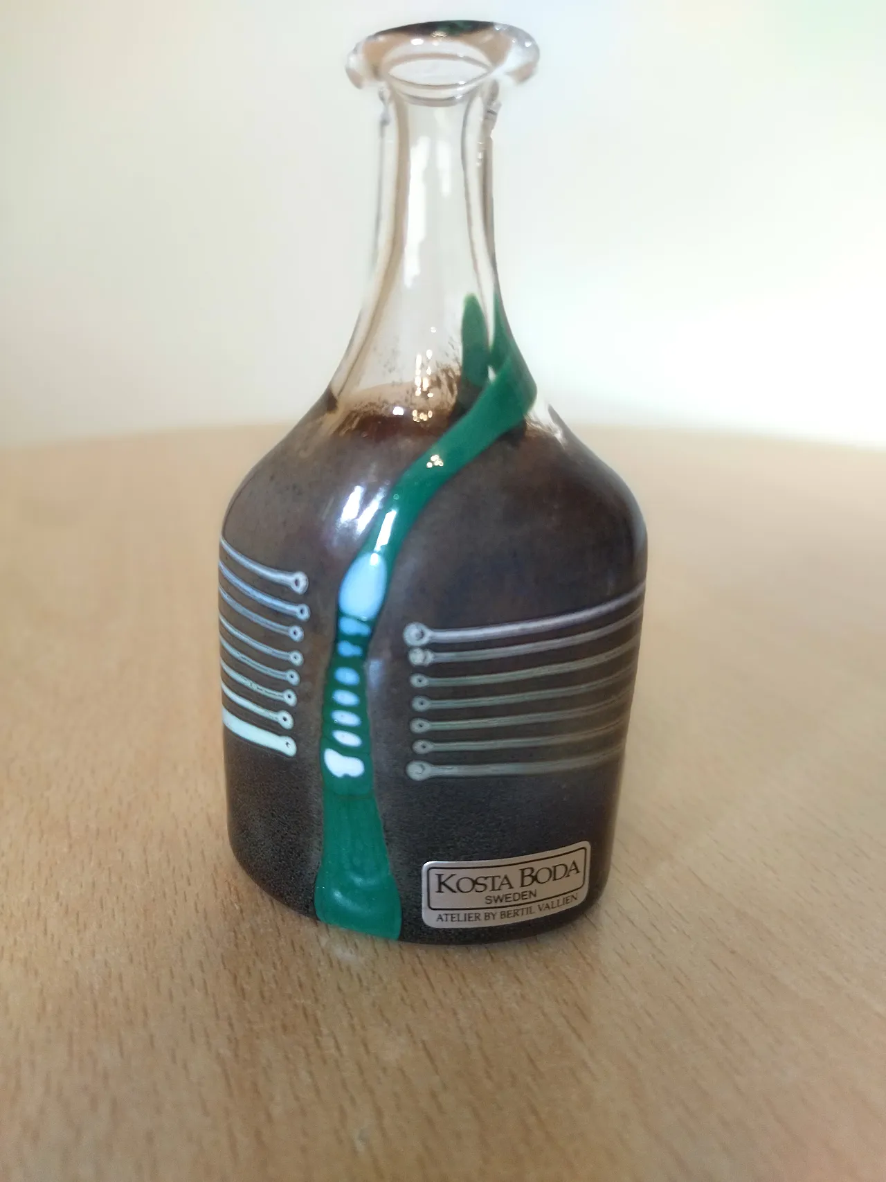 Bottiglia in vetro soffiato Ateljé di Kosta Boda 5