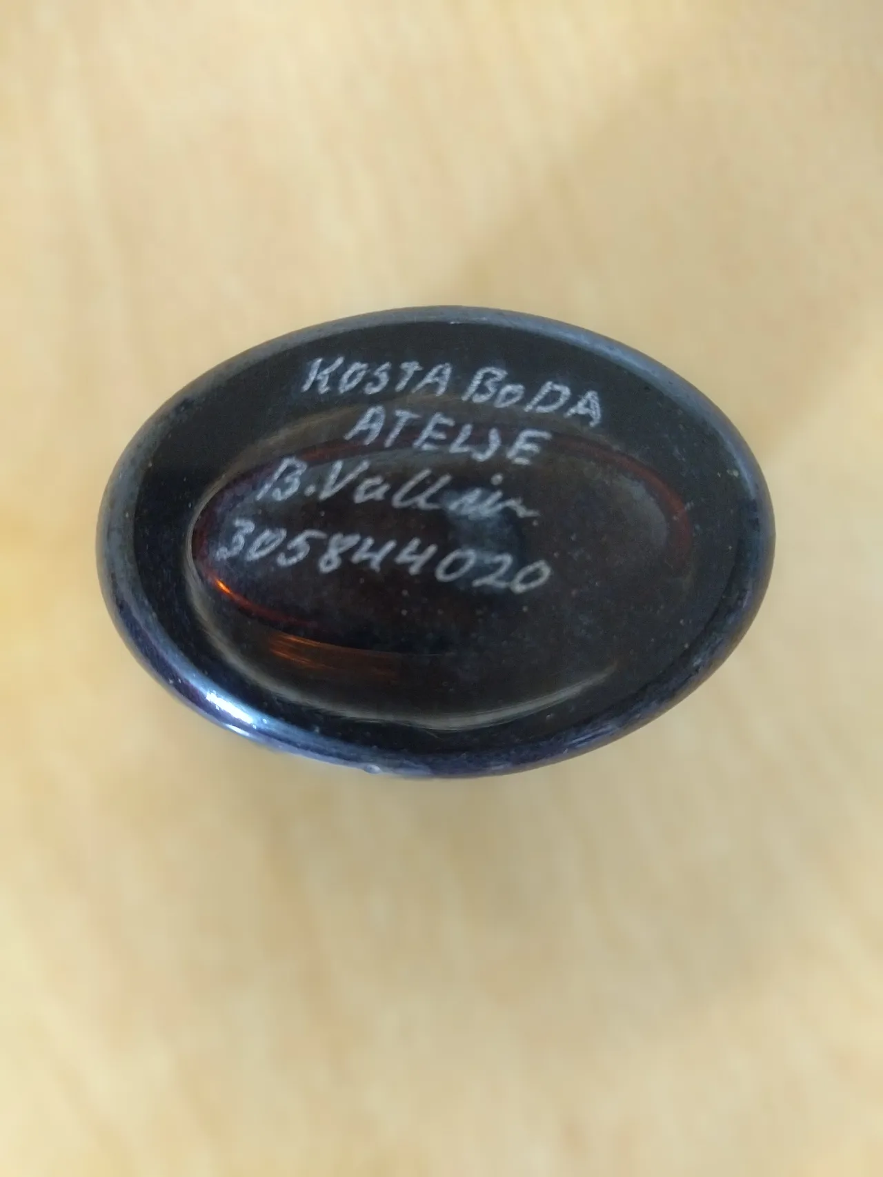 Vaso in vetro soffiato Ateljé di Kosta Boda 1