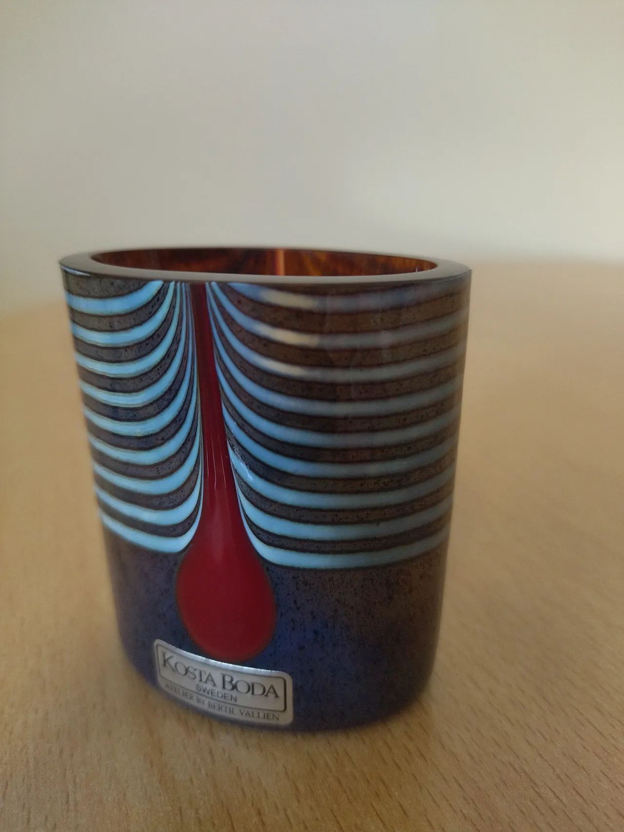 Vaso in vetro soffiato Ateljé di Kosta Boda 5