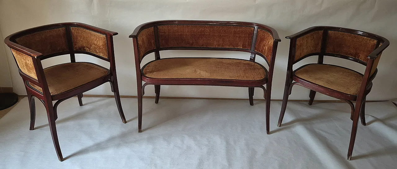 Thonet Mundus living room, early 20th century 1