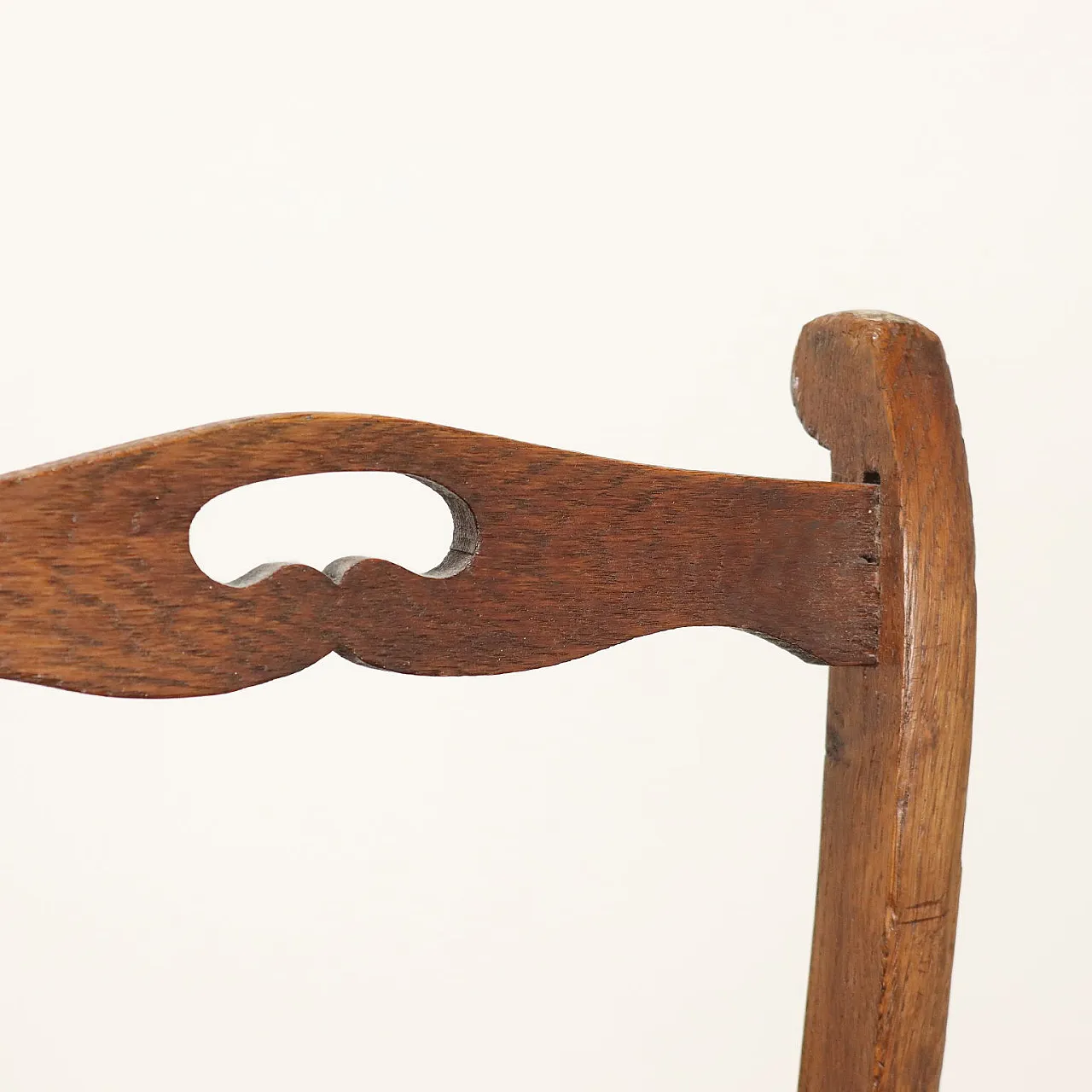 Sedia in rovere trasformabile in scala, '800 6