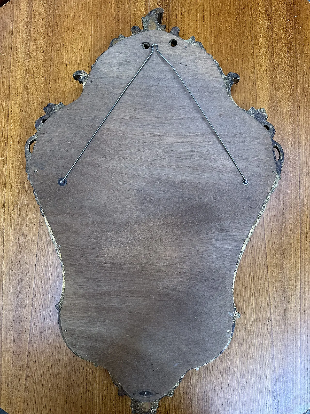 Specchio in legno dorato in stile Luigi XV, '900 4