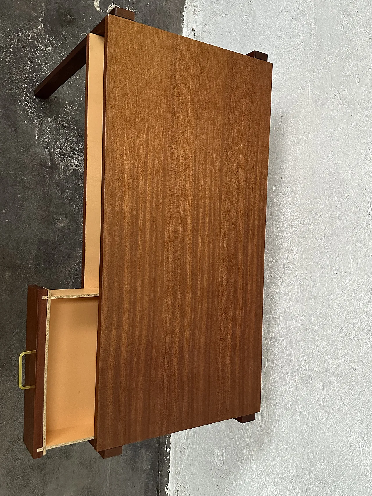 Scrivania scandinava in teak, anni '60 4