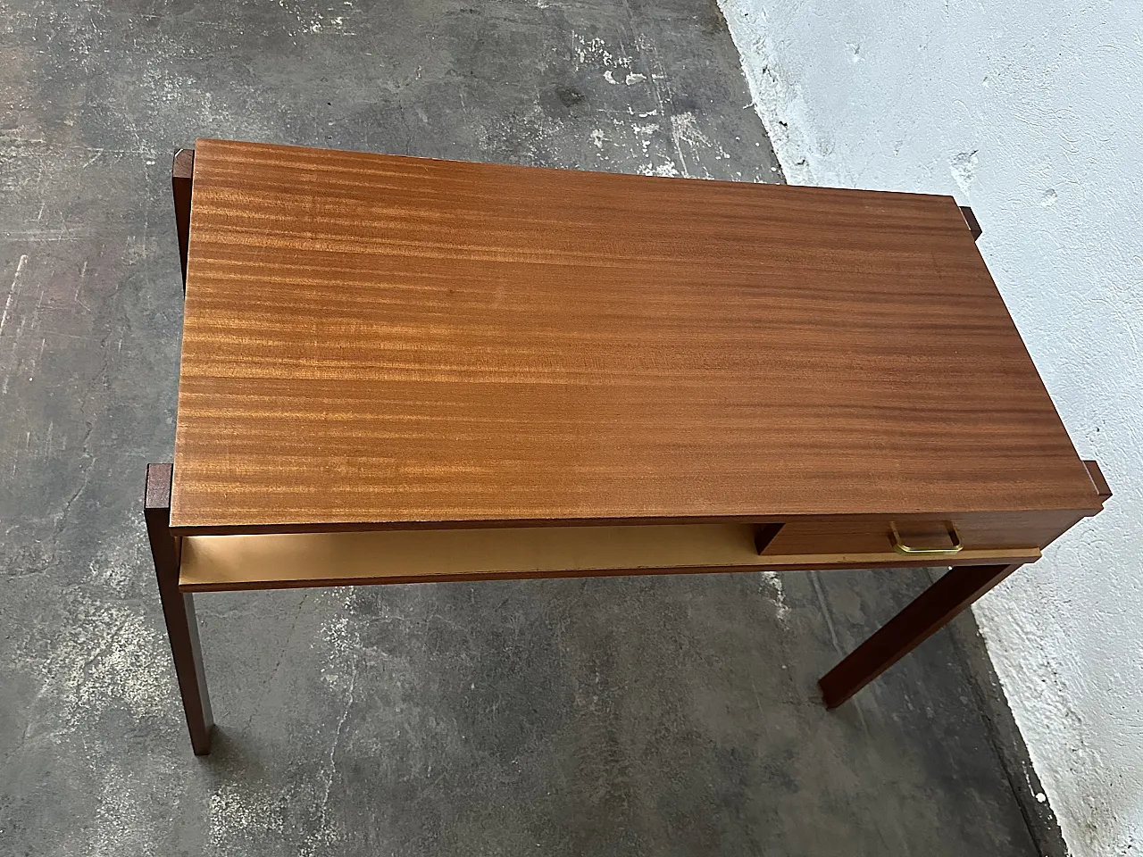 Scrivania scandinava in teak, anni '60 8